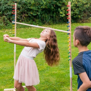 Wooden Limbo Garden Game